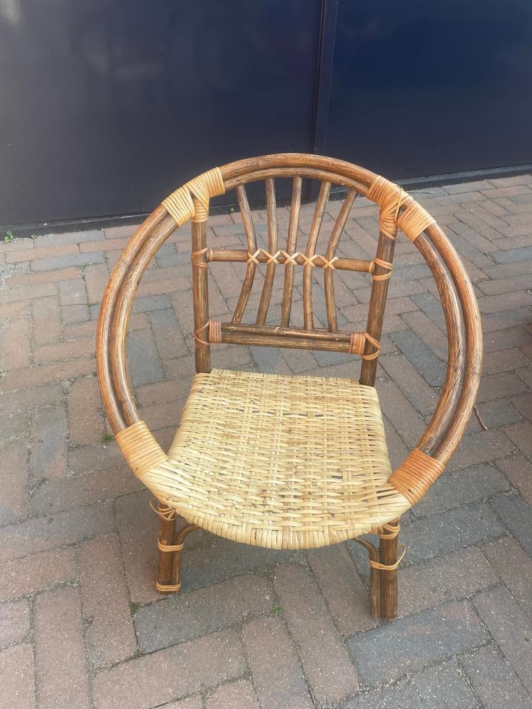 Rotan kinderstoel, Kinderen en Baby's, Kinderstoelen, Ophalen, Gebruikt, Overige typen