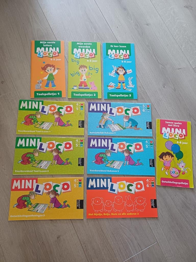 Mini Loco boekjes  / 10 stuks, Ophalen of Verzenden, Zo goed als nieuw