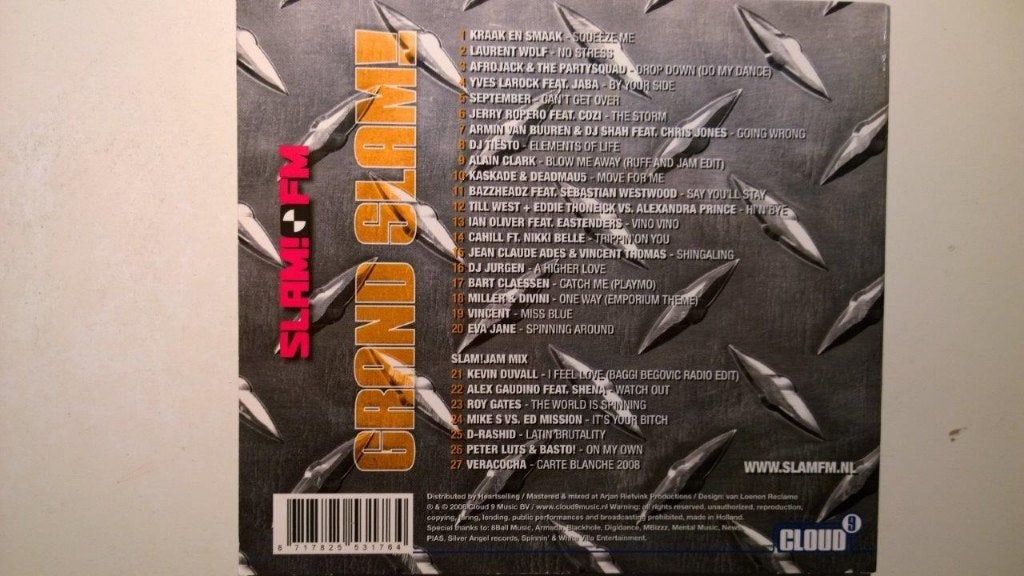 Grand Slam! 2008 Volume 3, Ophalen of Verzenden, Zo goed als nieuw, Dance en House, Album