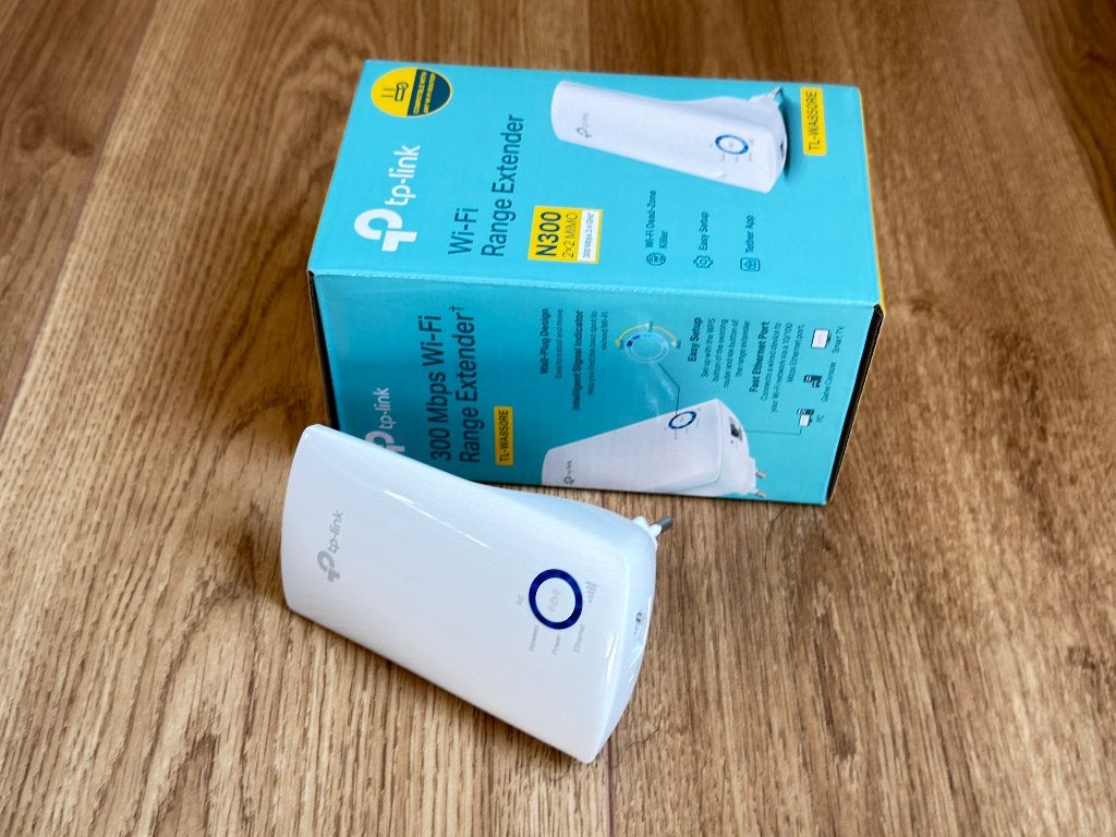 TP-Link TL-WA850RE Wi-Fi Range Extender N300 - met doos, Ophalen of Verzenden, Zo goed als nieuw, TP-link