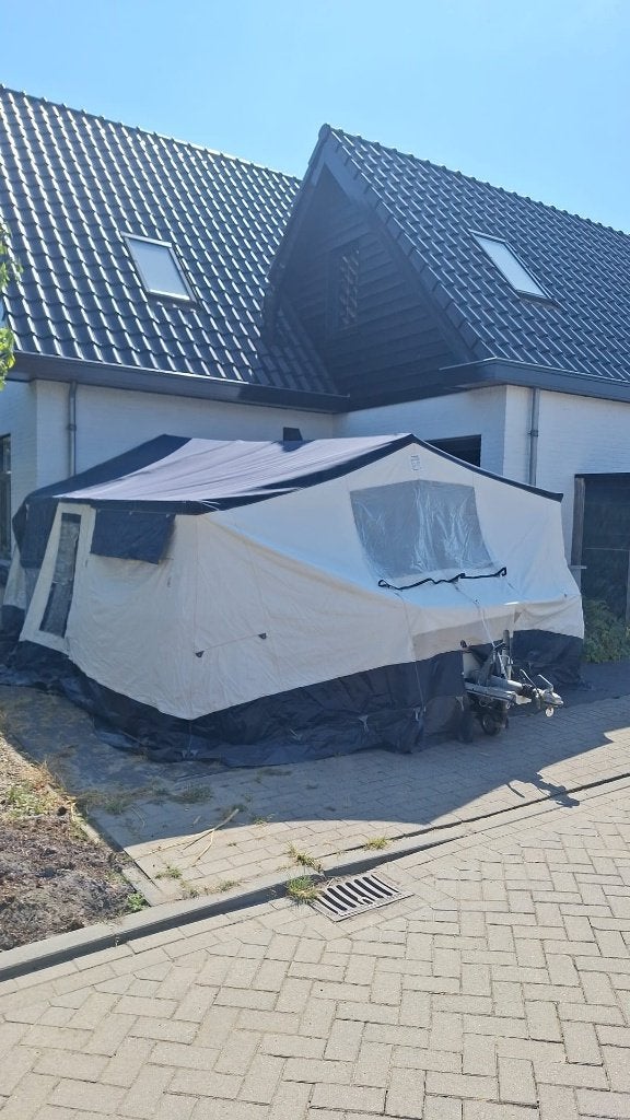 Nette, complete vouwwagen, Roadmaster Family S, Blauw, Aanwezig, Meer dan 6, Ophalen