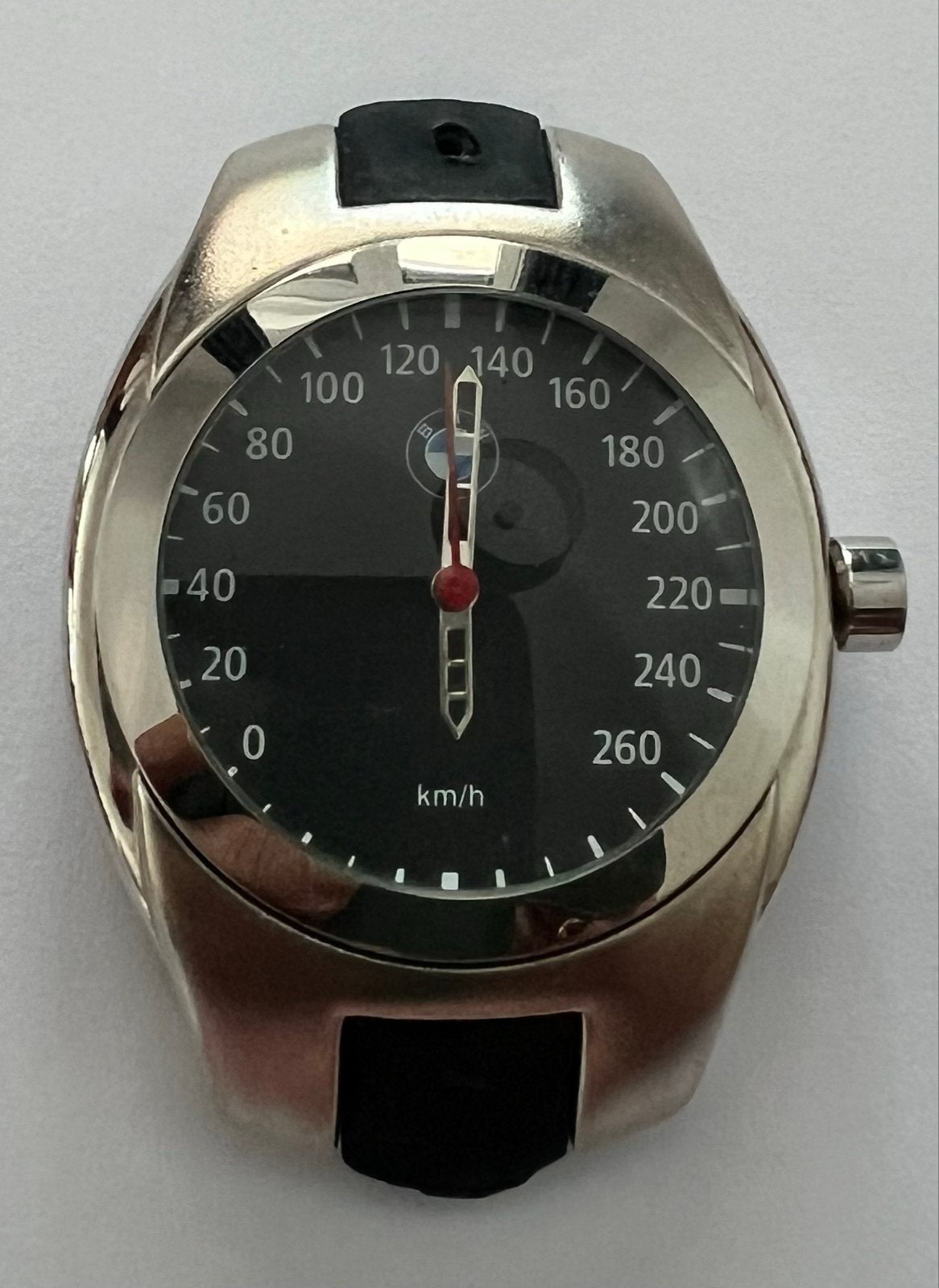 Uniek BMW Snelheidsmeter Horloge - Zeldzaam Verzamelaarsitem, Overige merken, Staal, Polshorloge, Kunststof