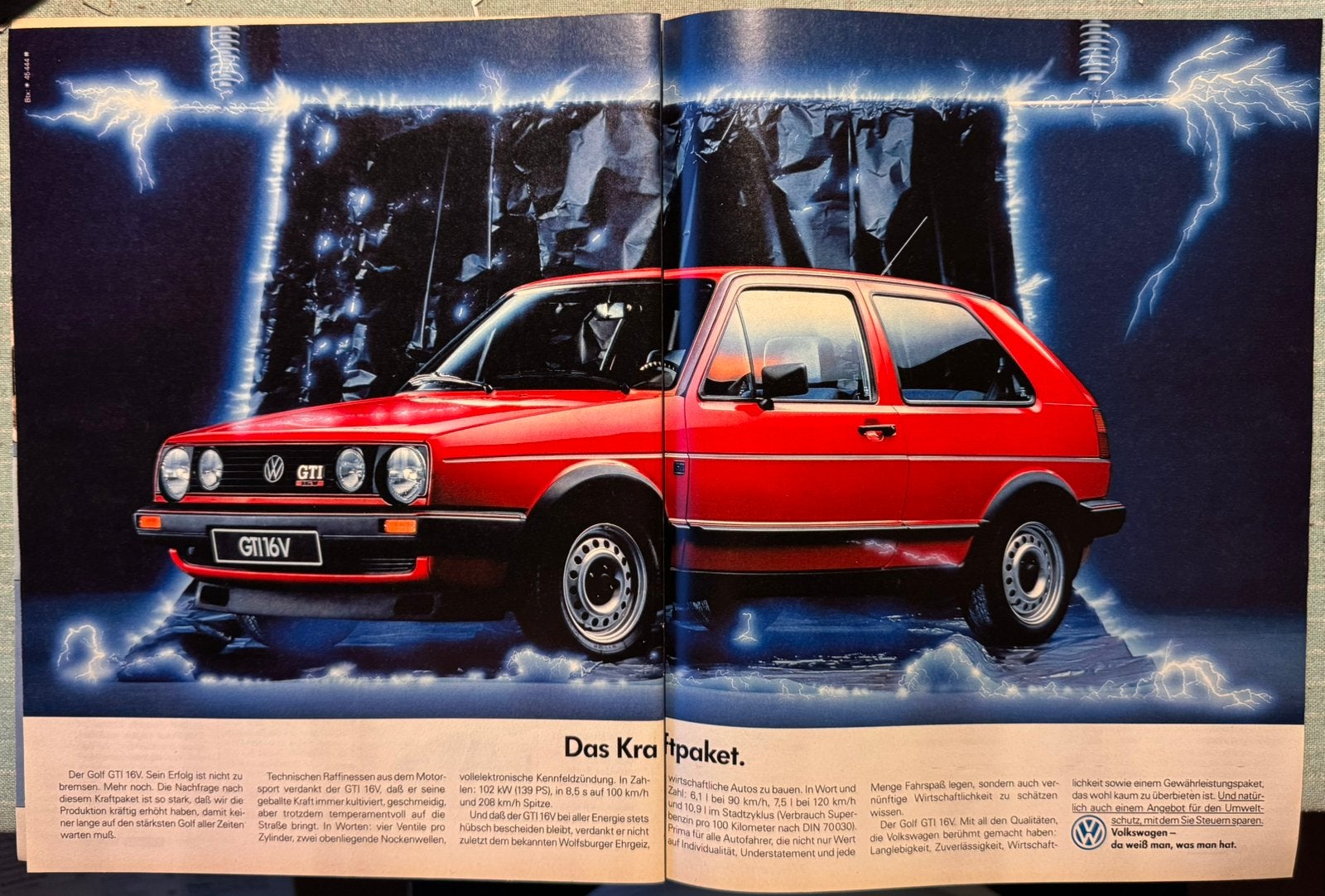 Advertentie 1986 Volkswagen Golf GTI 16V, Verzamelen, Verzenden, Zo goed als nieuw, Auto's