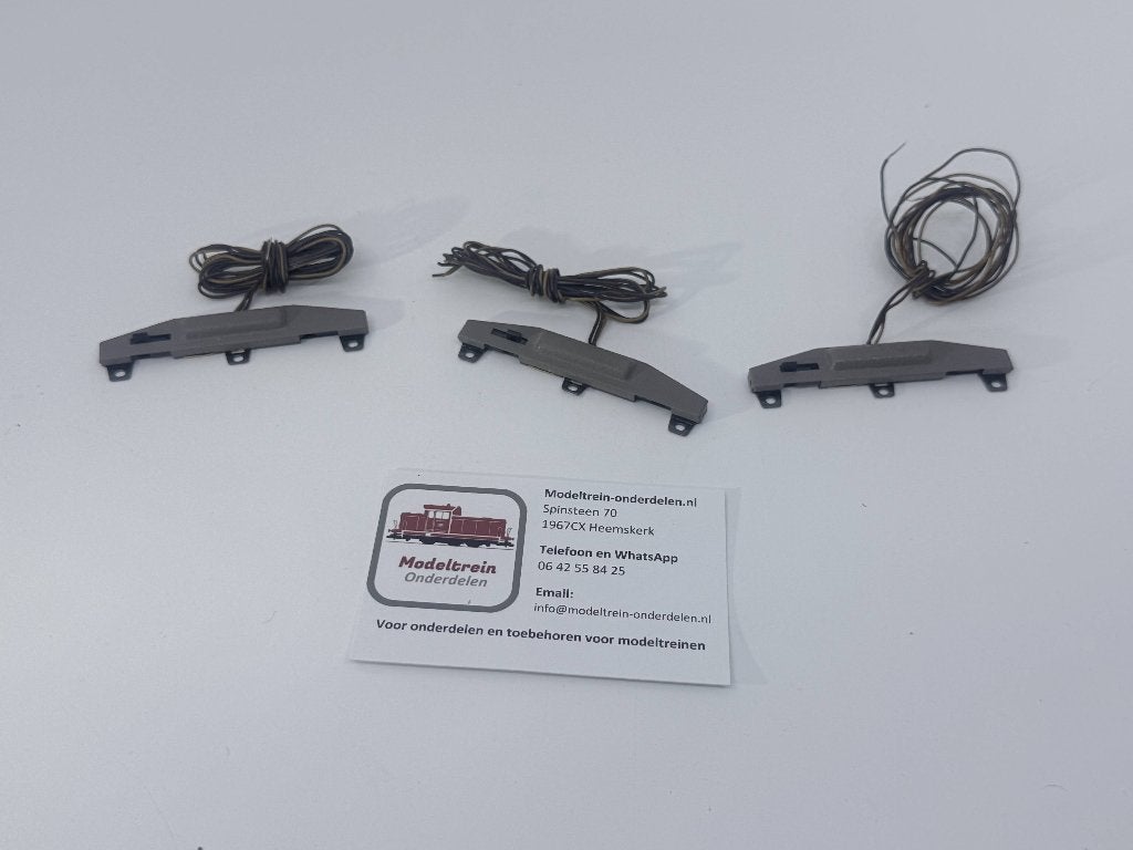 Fleischmann - 3x univisersele wisselaandrijvingen, Gebruikt, Gelijkstroom, Fleischmann, Rails