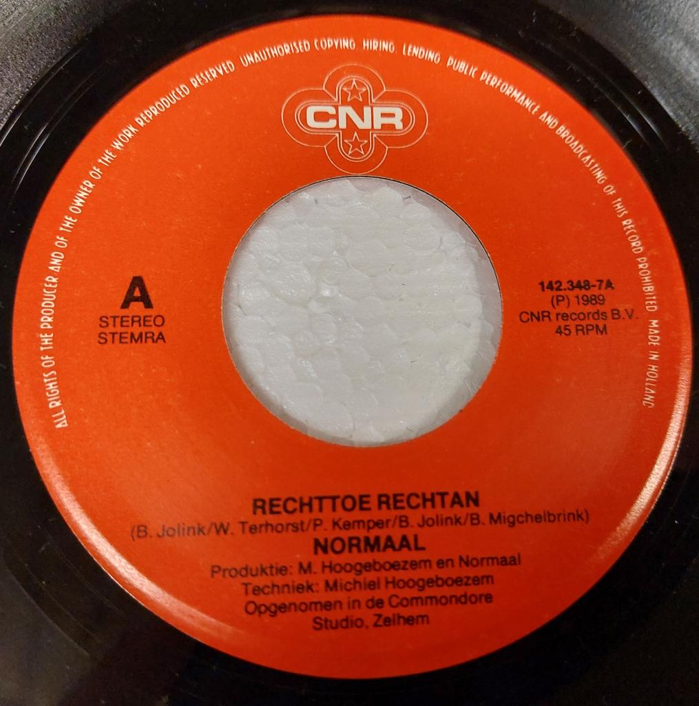 Normaal VINYL SINGLE Rechttoe Rechtan NIEUW 1989, Verzenden, 7 inch, Single, Nieuw in verpakking