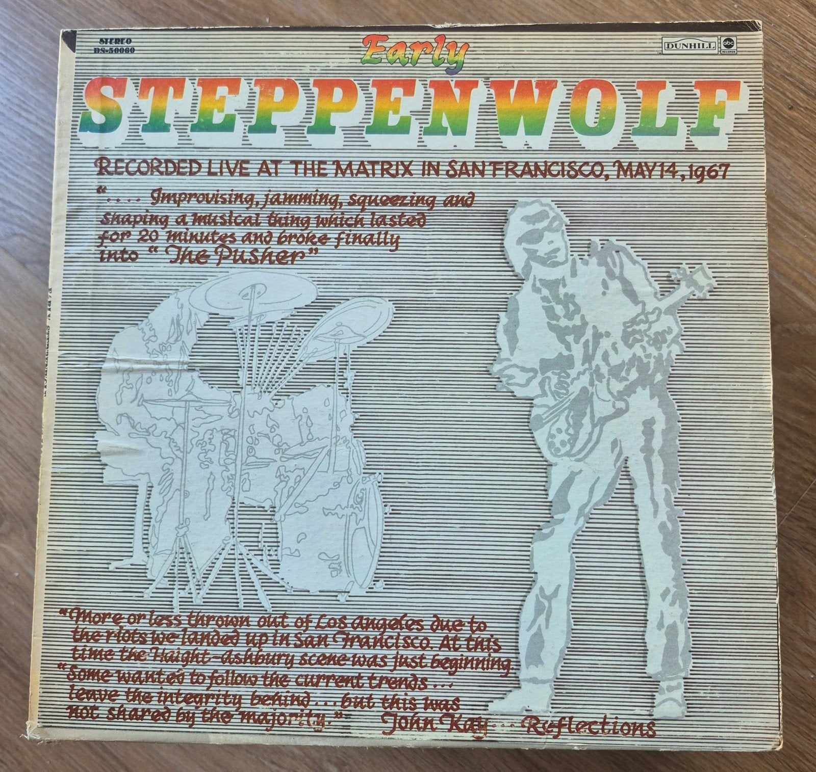 Steppenwolf - Early Steppenwolf LP (1969), LP, Rock, Gebruikt, Originele persing
