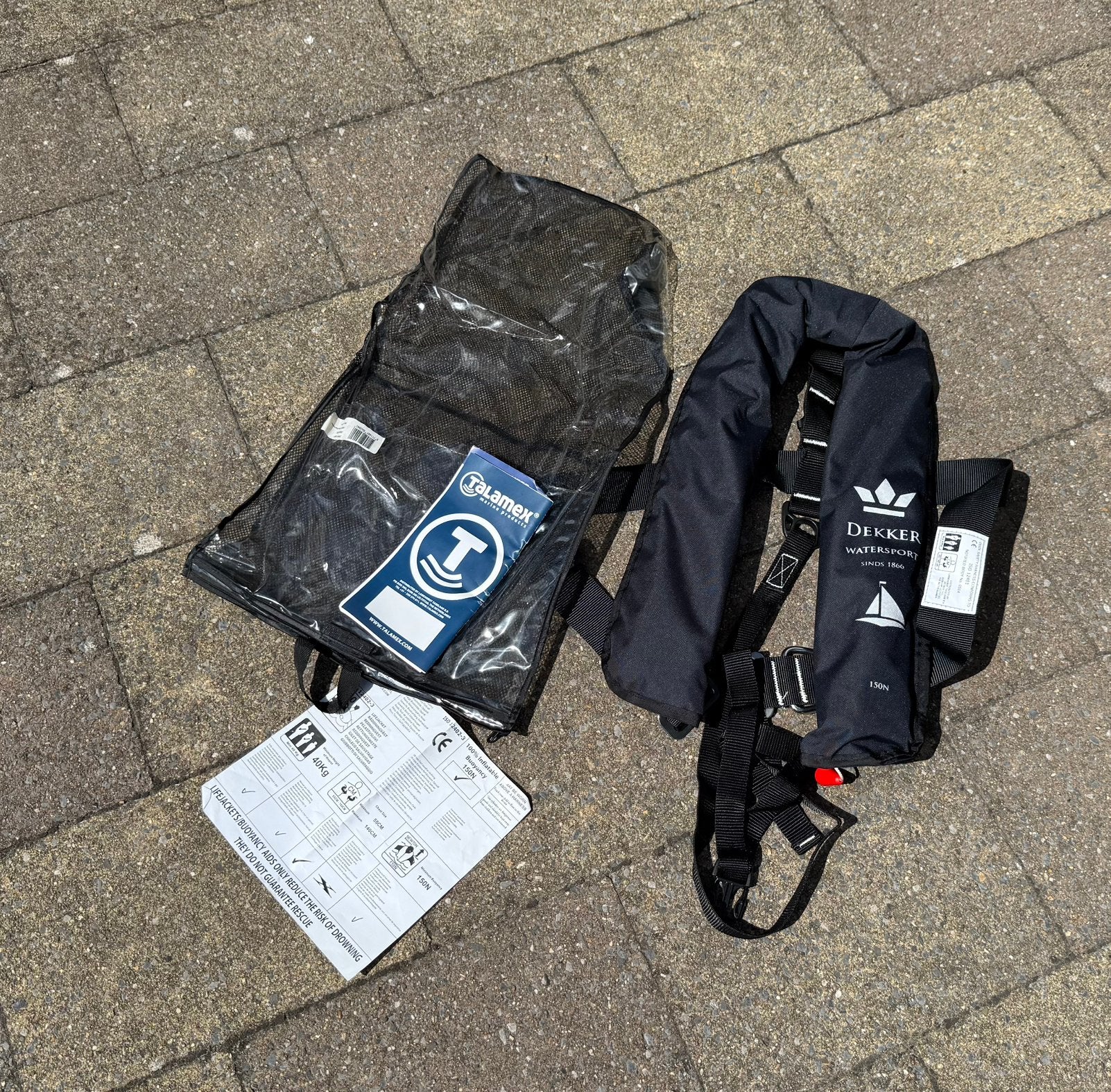 Talamex Reddingsvest donkerblauw, Watersport en Boten, Watersportkleding, Ophalen, Nieuw, Dame of Heer, Reddingsvest of Zwemvest