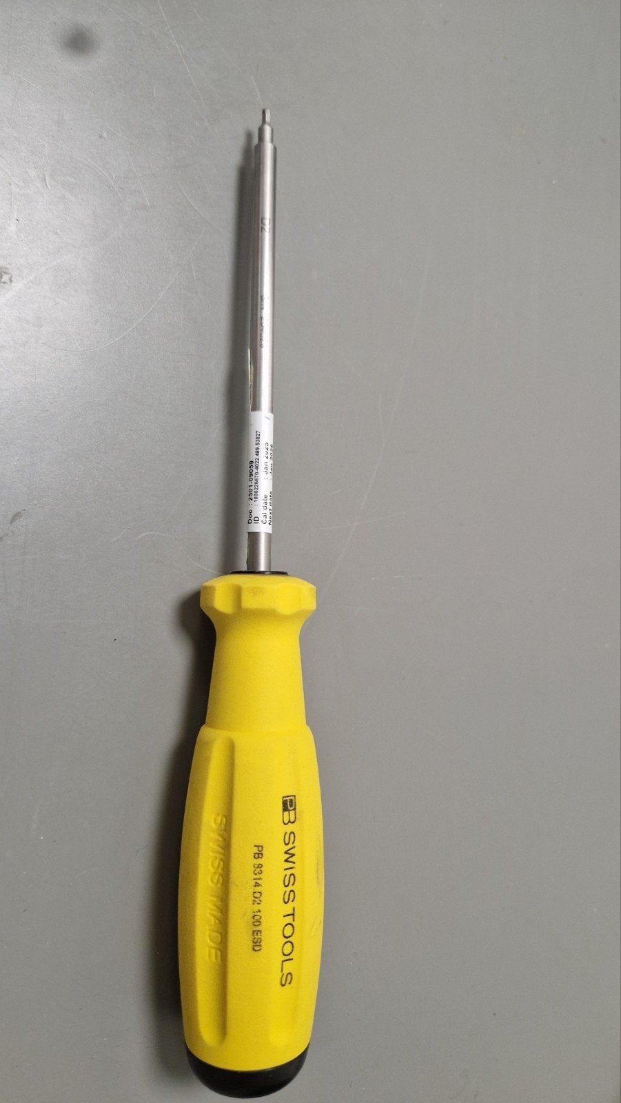 PB Swiss Tools schroevendraaier 0.6 Nm ESD Safe D2 Hex, Ophalen of Verzenden, Gebruikt, Schroevendraaier, Overige merken