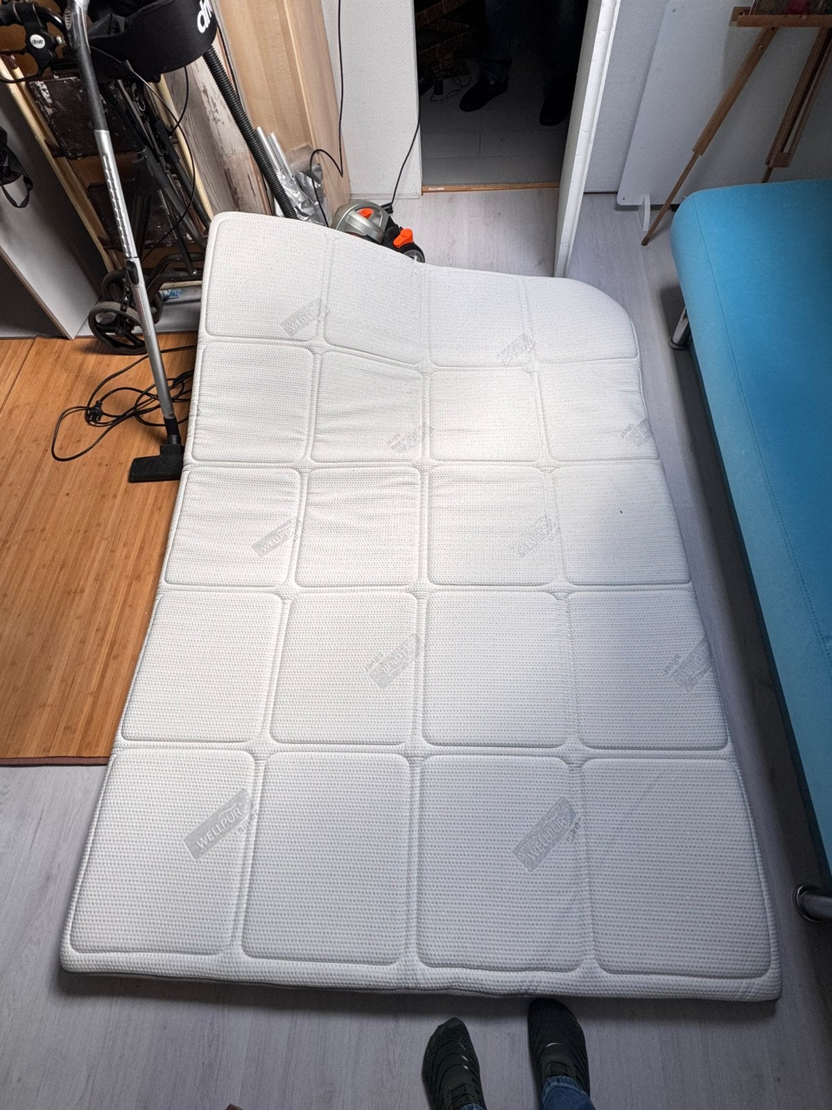 Opdekmatras camper 2.00 bij 1.35, 5 cm dik, Ophalen, Zo goed als nieuw