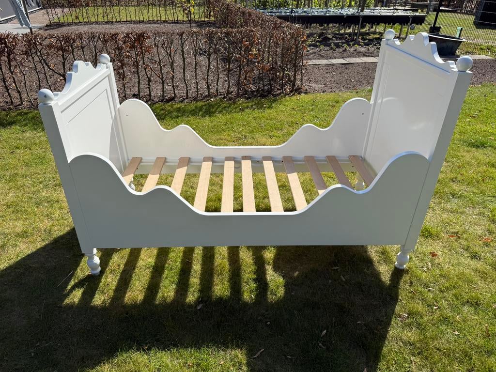 Bopita belle peuterbed wit, Kinderen en Baby's, Kinderkamer | Bedden, Ophalen, 70 tot 85 cm, 140 tot 160 cm, Zo goed als nieuw