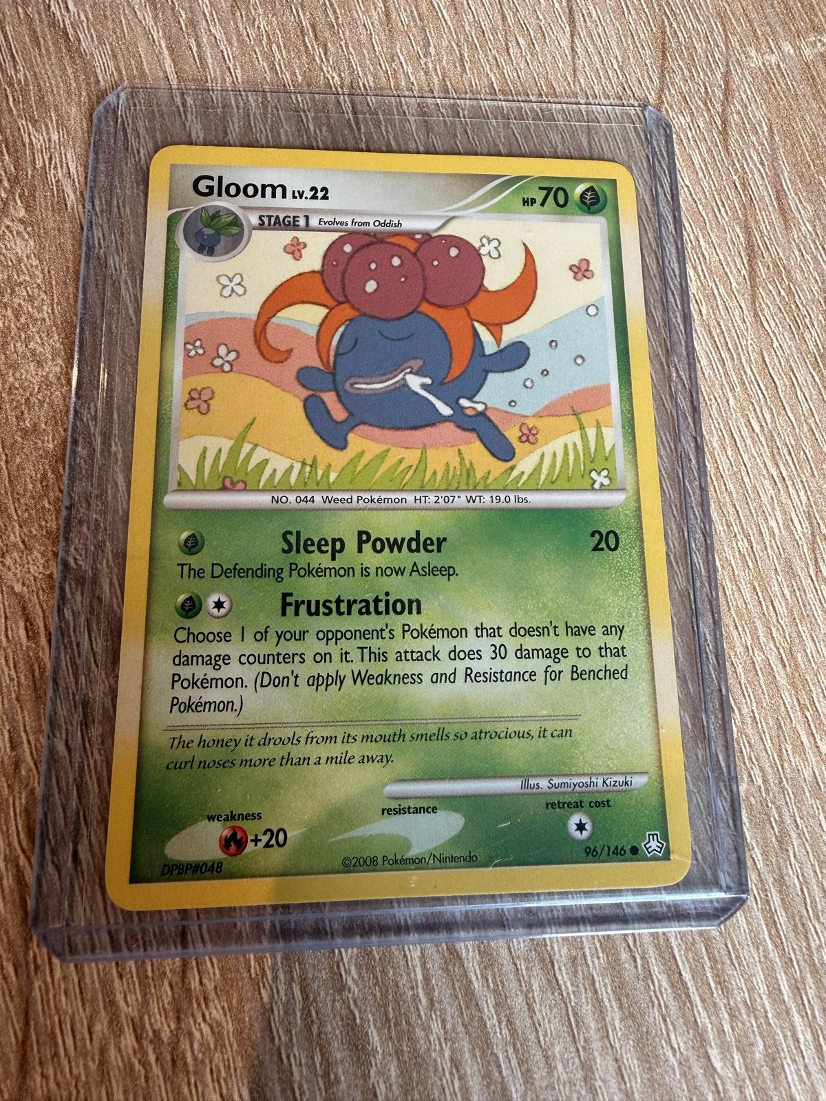 Gloom LV.22 Pokémon kaart - DPBP#048, Ophalen of Verzenden, Gebruikt, Losse kaart