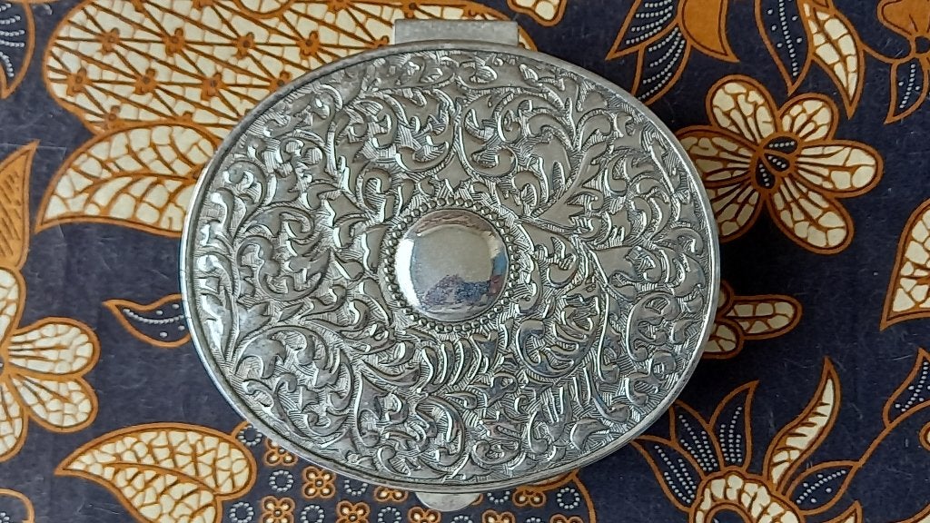 Mooie grote oude silverplate sieradendoos uit Engeland., Ophalen of Verzenden