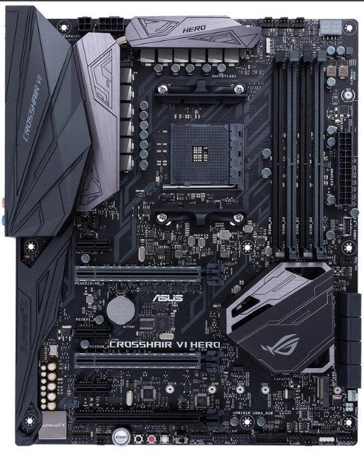 Asus ROG Crosshair VI Hero Moederbord, Computers en Software, Moederborden, Zo goed als nieuw, AMD, DDR4, Ophalen of Verzenden