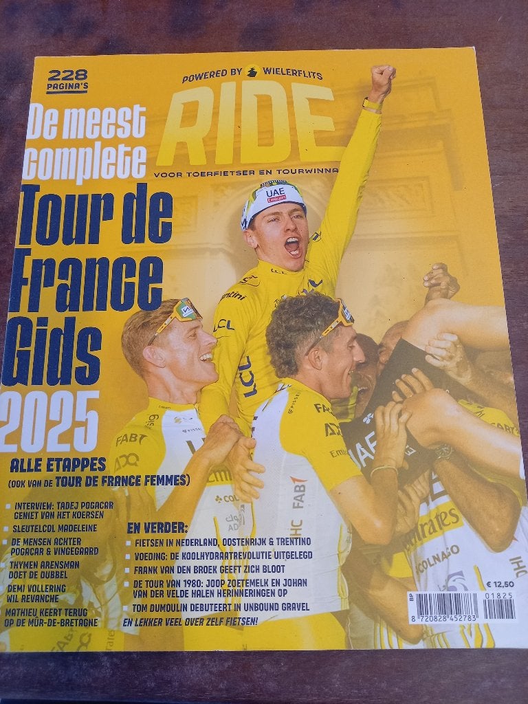 Magazine ride tour de france, Ophalen of Verzenden, Nieuw, Overige typen