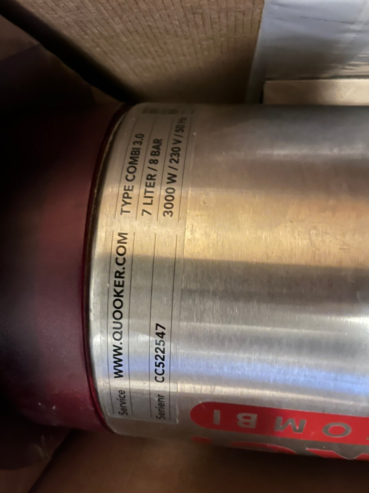 Quooker combi 3.0, Ophalen of Verzenden, 25 tot 50 cm, Minder dan 50 cm, Minder dan 100 cm
