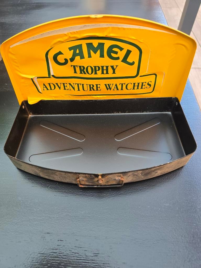 Vintage Camel Trophy Adventure Watches Display, Ophalen of Verzenden, Gebruikt, Reclamebord