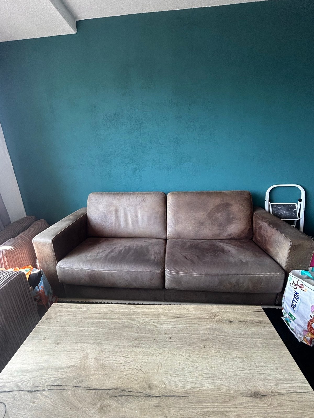 Comfortabele tweepersoonsbank - Gebruikt, Huis en Inrichting, Ophalen, Gebruikt, 150 tot 200 cm, Tweepersoons