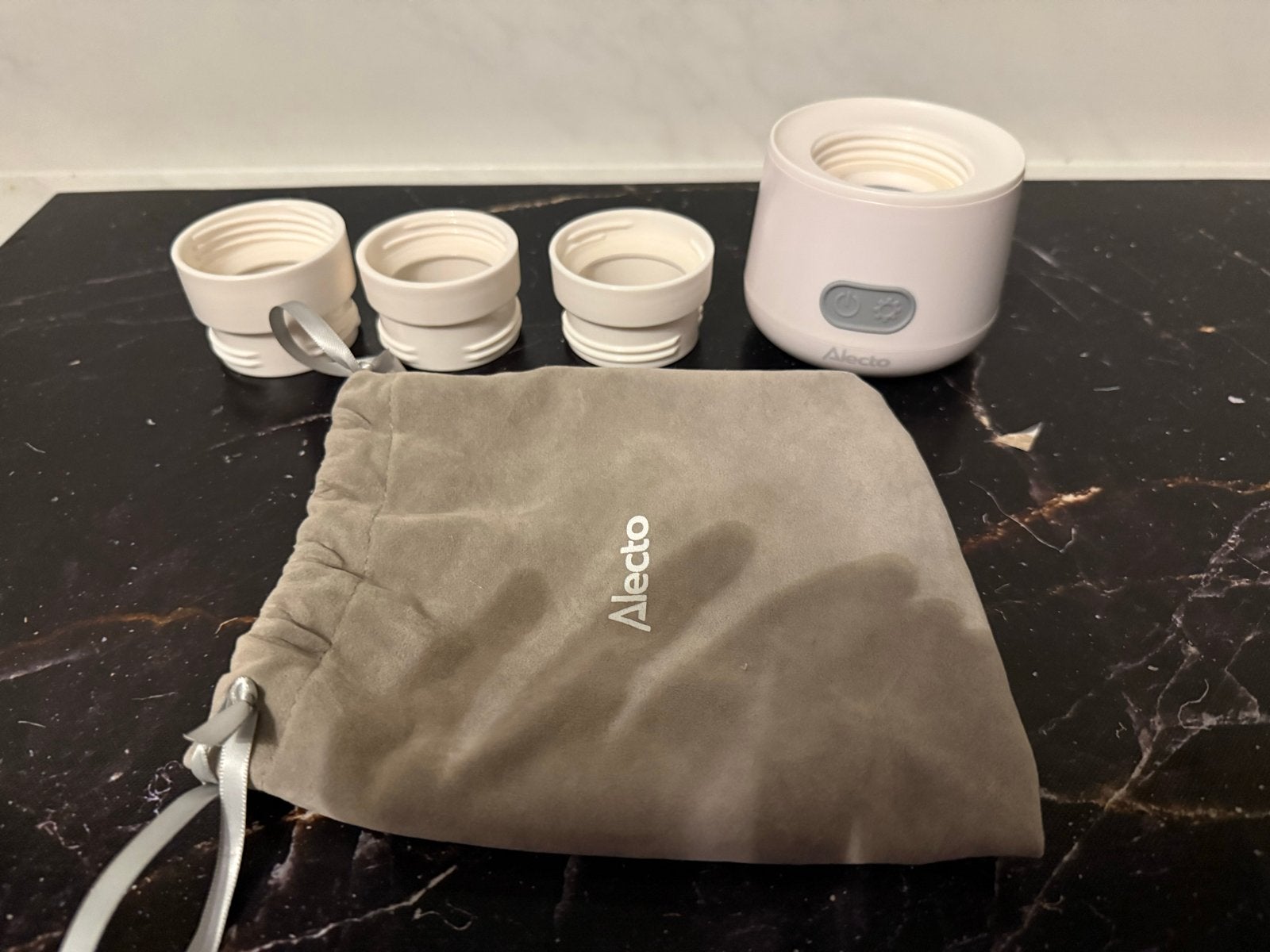 Alecto BW1000 Draagbare Flessenwarmer - Zo goed als nieuw, Flessen- of potjesverwarmer, Alecto, Ophalen of Verzenden, Zo goed als nieuw