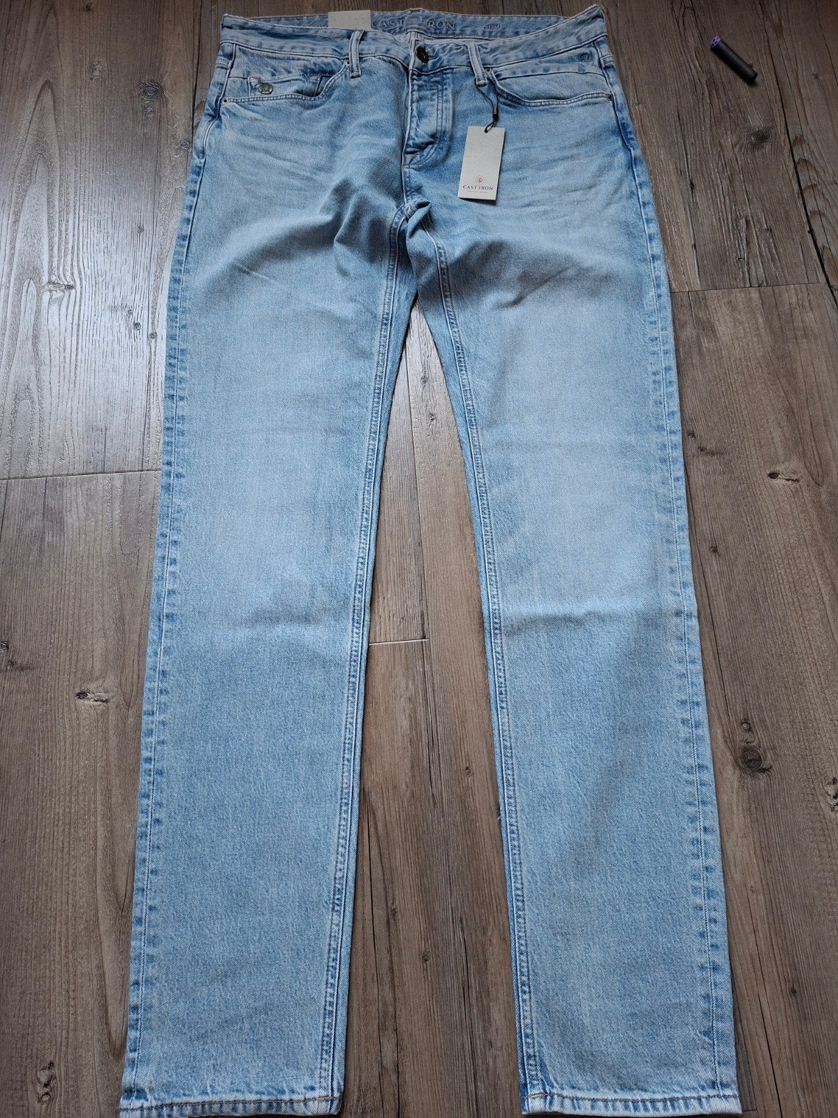 CAST IRON Riser slimfit jeans W36 L36, W36 - W38 (confectie 52/54), Blauw, Nieuw, Ophalen of Verzenden