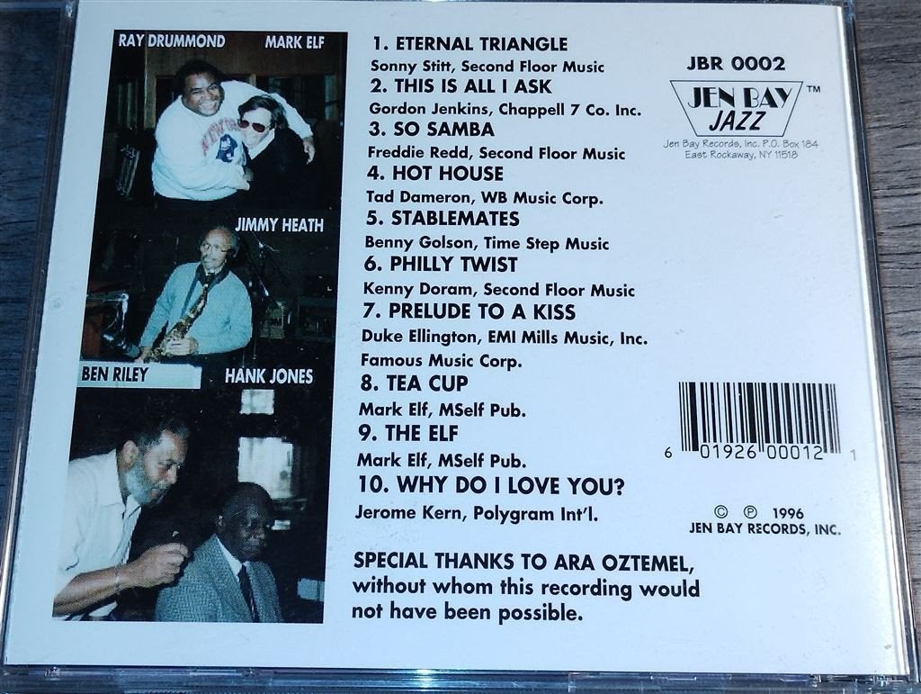 Mark Elf - The Eternal Triangle, Ophalen of Verzenden, Gebruikt, Jazz