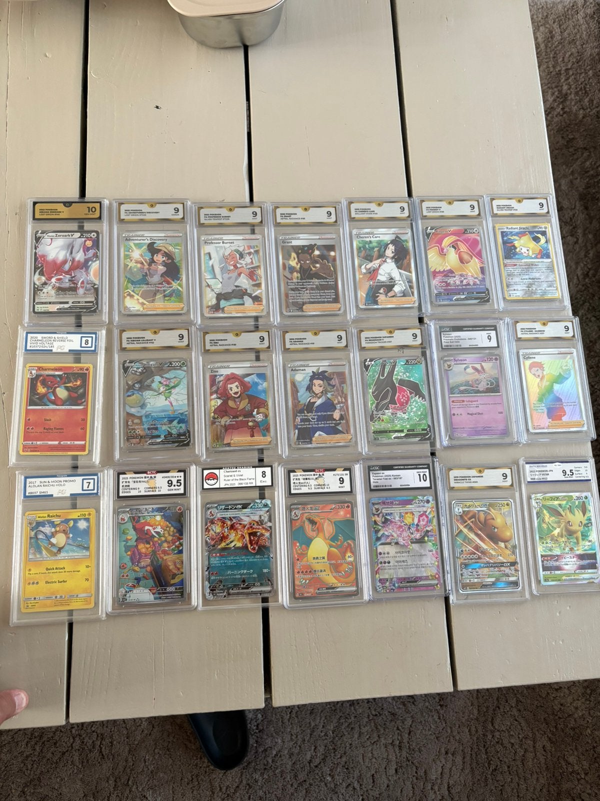 Verzameling slabs, Ophalen of Verzenden, Zo goed als nieuw, Meerdere kaarten, Foil