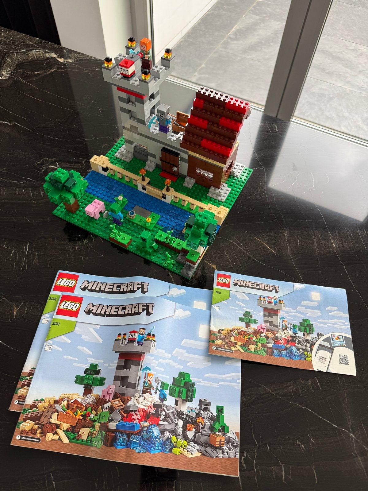 Lego Minecraft 21161, Ophalen of Verzenden, Zo goed als nieuw
