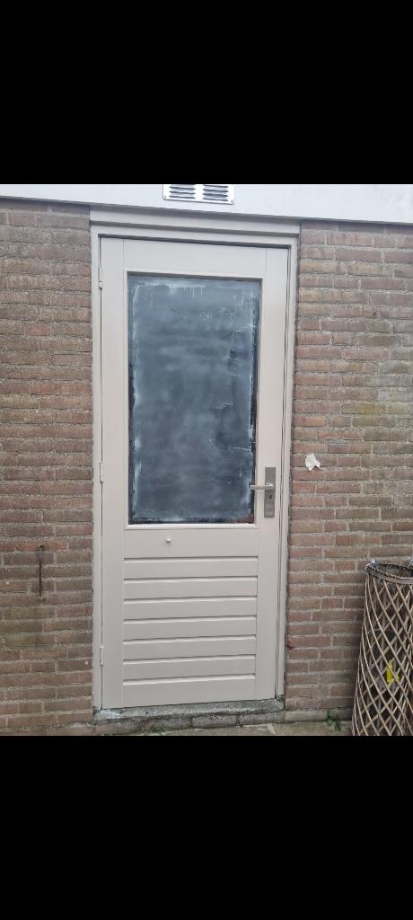 Schuurdeur, Doe-het-zelf en Verbouw, Deuren en Horren, Ophalen, Gebruikt, 80 tot 100 cm, Buitendeur