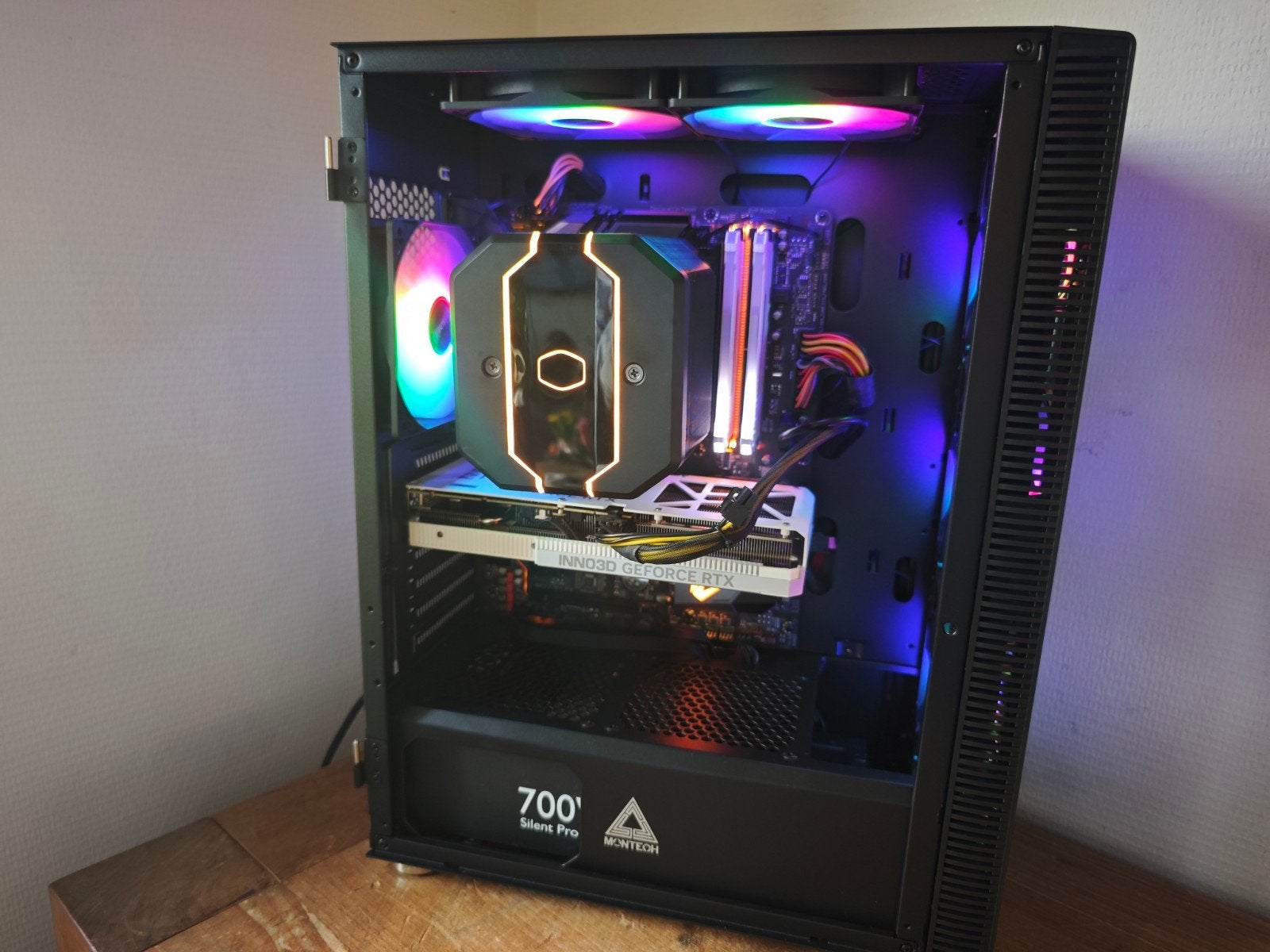 Game PC I9 9900K RTX 4060 Ti 1TB NVMe 2TB HDD 16GB DDR4 W11, HDD, ., 512 NVMe + 2TB HDD, Intel Core i9