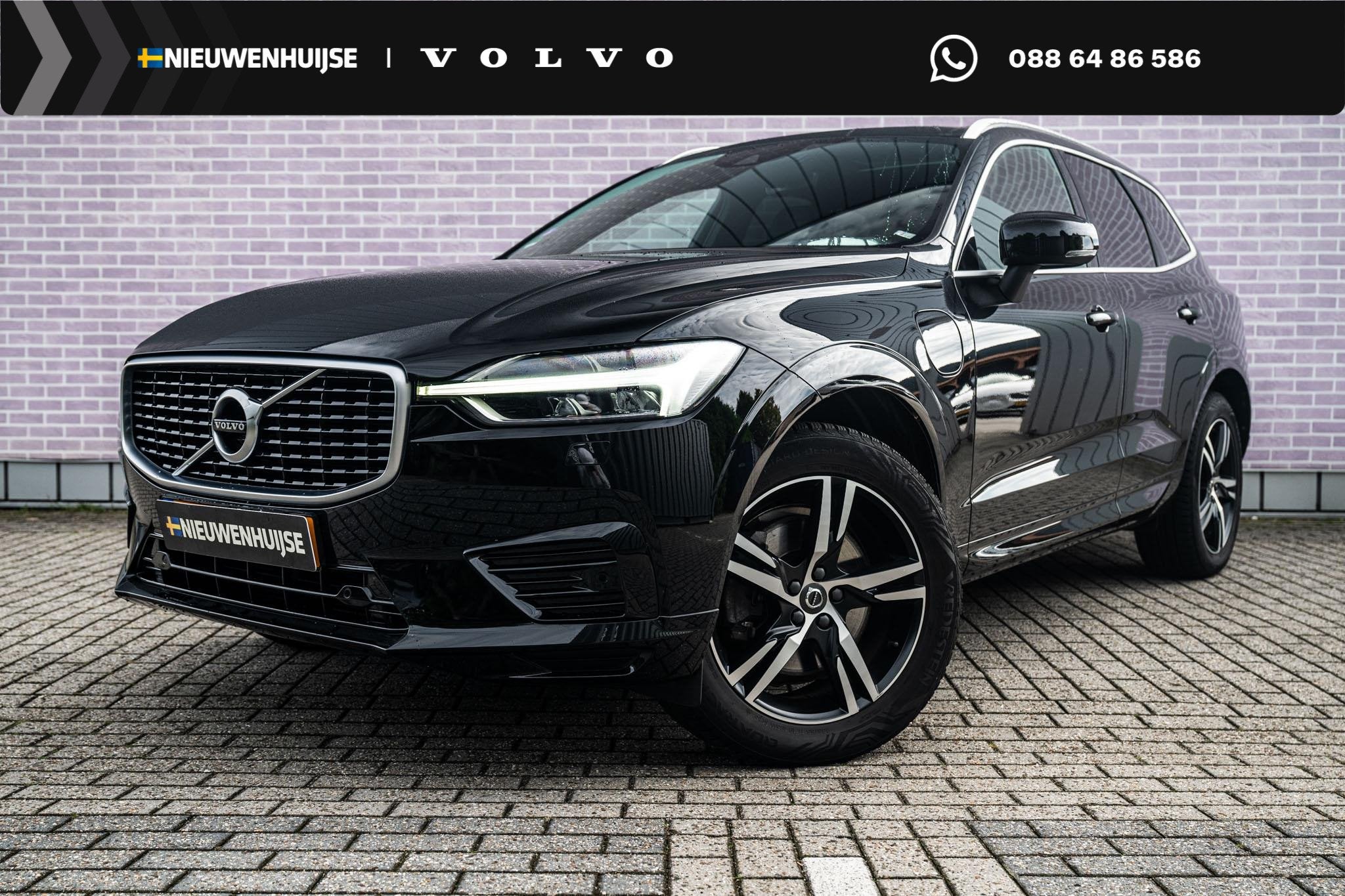 Volvo XC60 2.0 T8 Twin Engine AWD R-Design | Panoramadak | A, Auto's, Gebruikt, Euro 6, 4 cilinders, Plug-in hybride