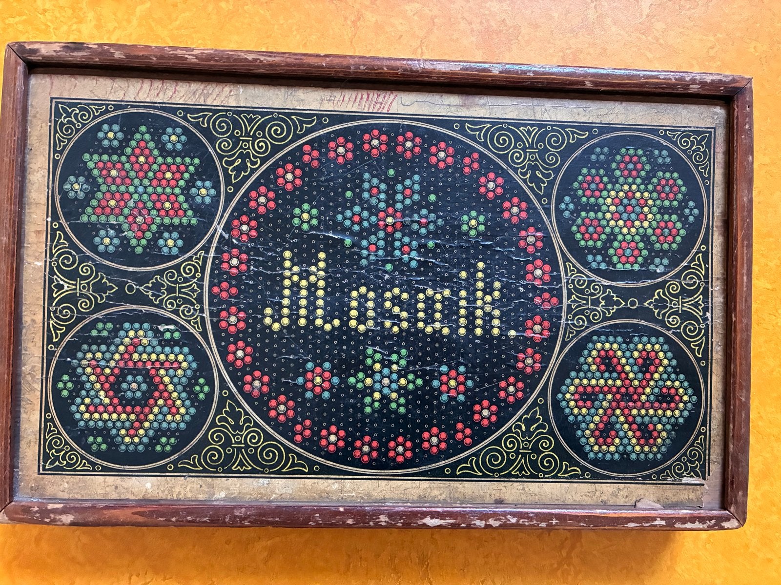 Antiek Mozaïek Spel, Antiek en Kunst, Ophalen of Verzenden