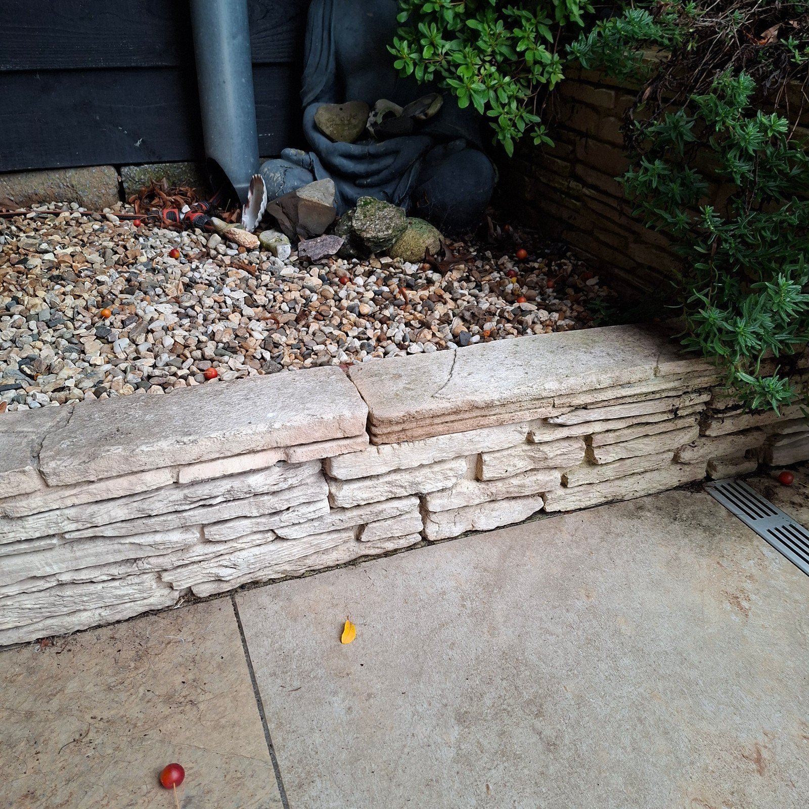 gratis Muur stapelblokken, Tuin en Terras, Ophalen, Overige typen, Nieuw, Minder dan 5 m²