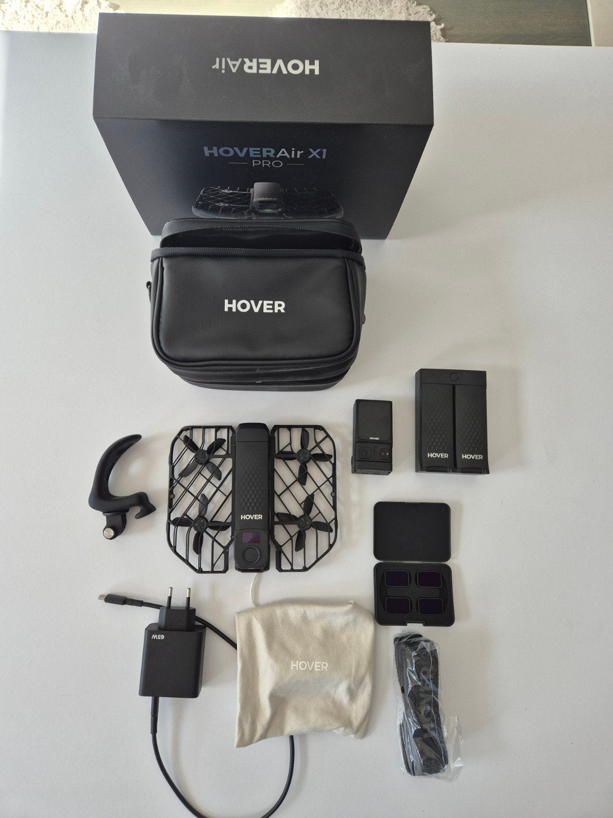 HOVERAir X1 Pro - Compacte en opvouwbare drone om te volgen, Cameradrone, 100 tot 1000 meter, Extra accu('s), HOVERair