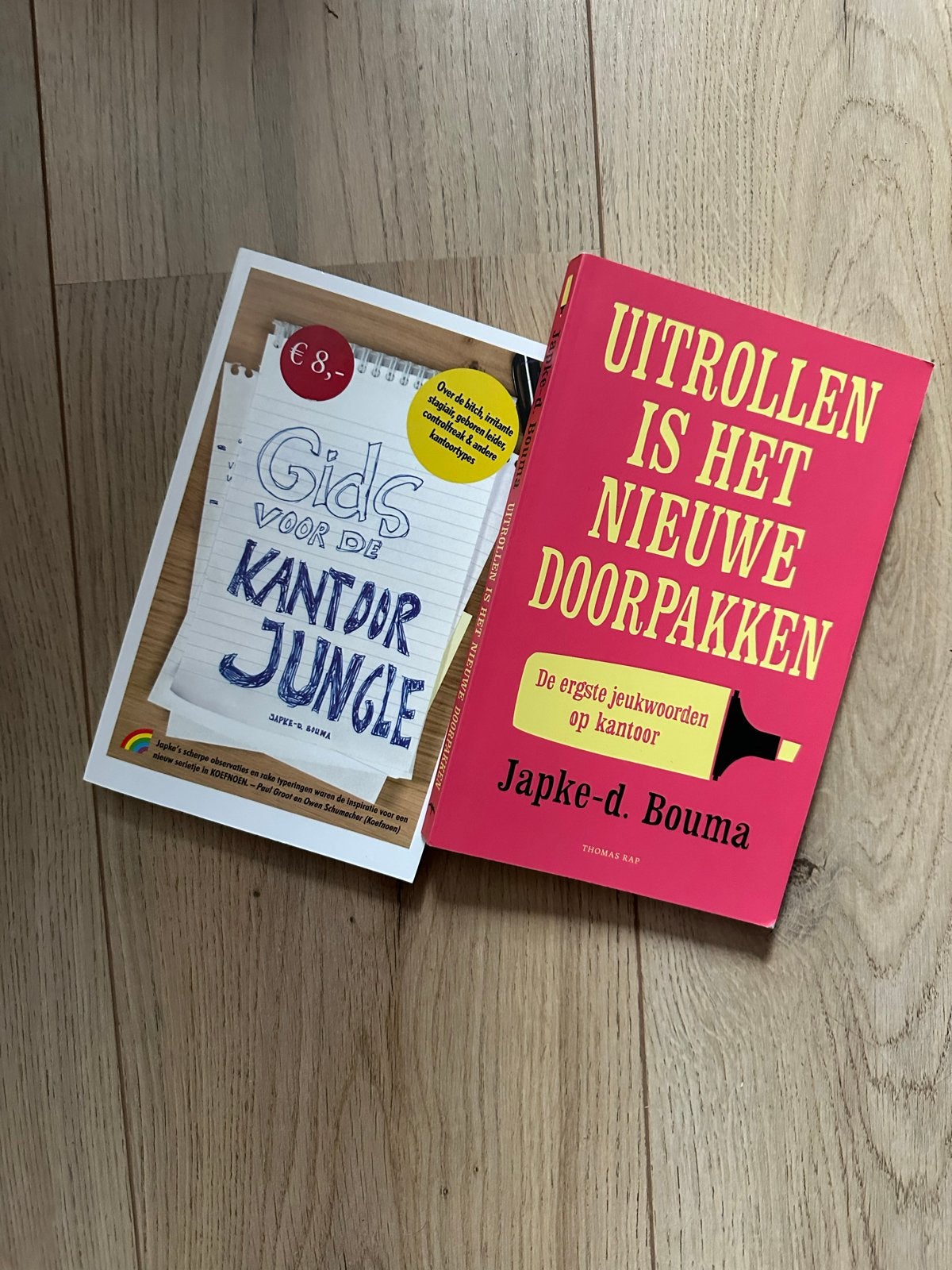 Boeken: Gids voor de Kantoorjungle & Uitrollen is het nieuwe, Ophalen of Verzenden, Zo goed als nieuw, Nederland