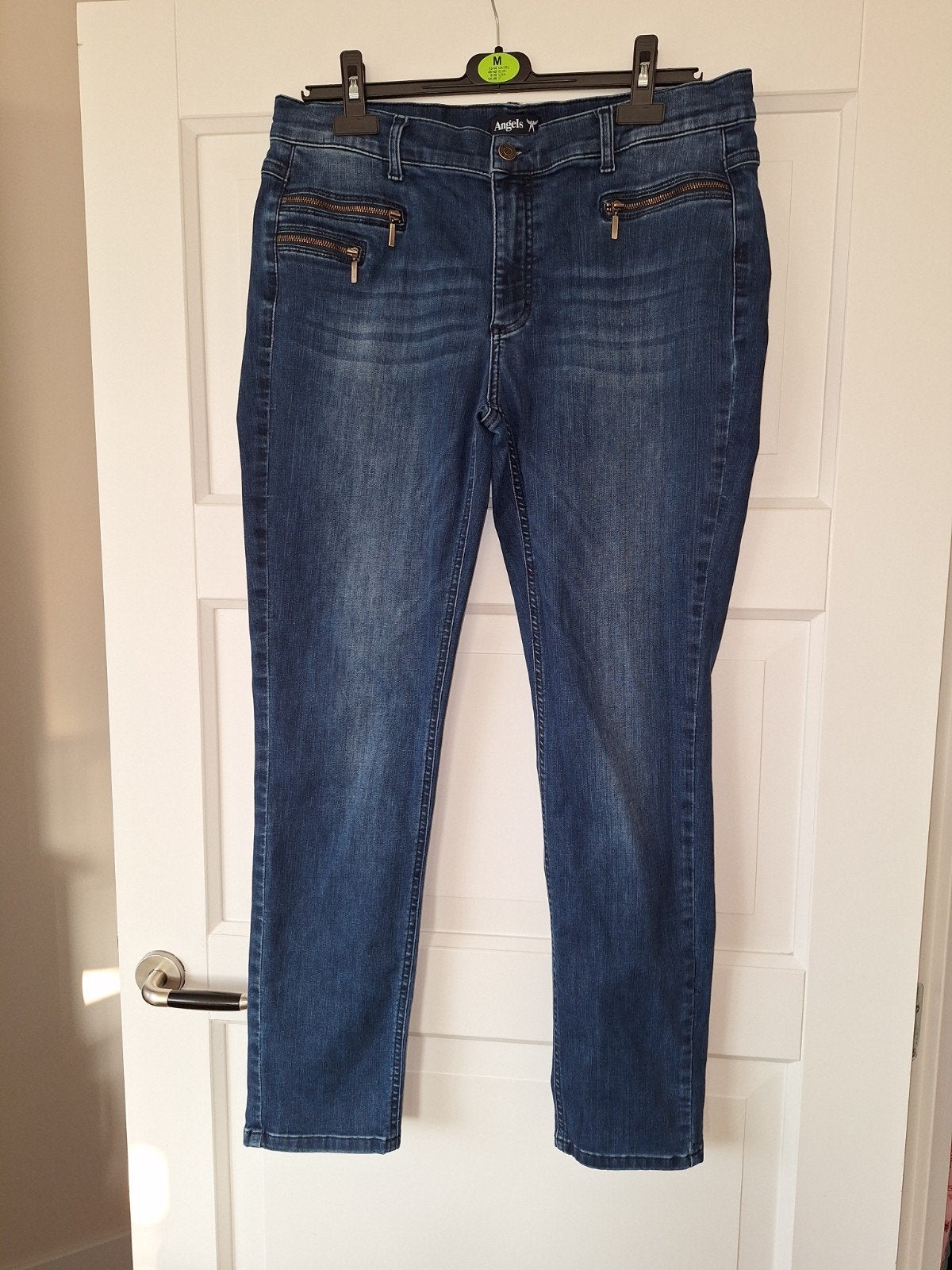 Spijkerbroek Angels mt 44 Malu Zip Jeans, Kleding | Dames, Blauw, Maat 42/44 (L), Ophalen of Verzenden, Zo goed als nieuw