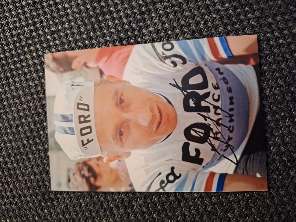 Jacques Anquetil - Tour # Foto met handtekening (print), Ophalen of Verzenden, Nieuw, Overige sporten, Overige typen