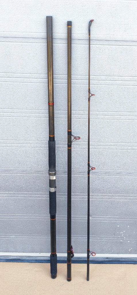 Kunnan strandhengel met klapoog 4,20 meter 100-250 gram, Ophalen, Gebruikt, Werphengel