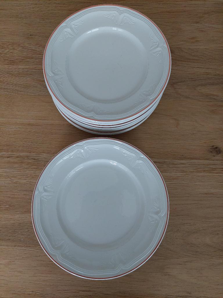 Villeroy en Boch gebaks/bordjes 17 cm, Huis en Inrichting, Verzenden, Overige typen, Zo goed als nieuw, Overige stijlen