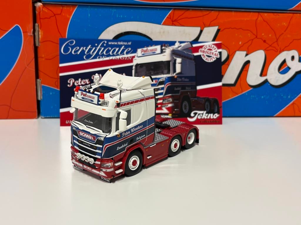 Tekno Pwt, Hobby en Vrije tijd, Modelauto's | 1:50, Ophalen of Verzenden, Zo goed als nieuw, Bus of Vrachtwagen, Tekno