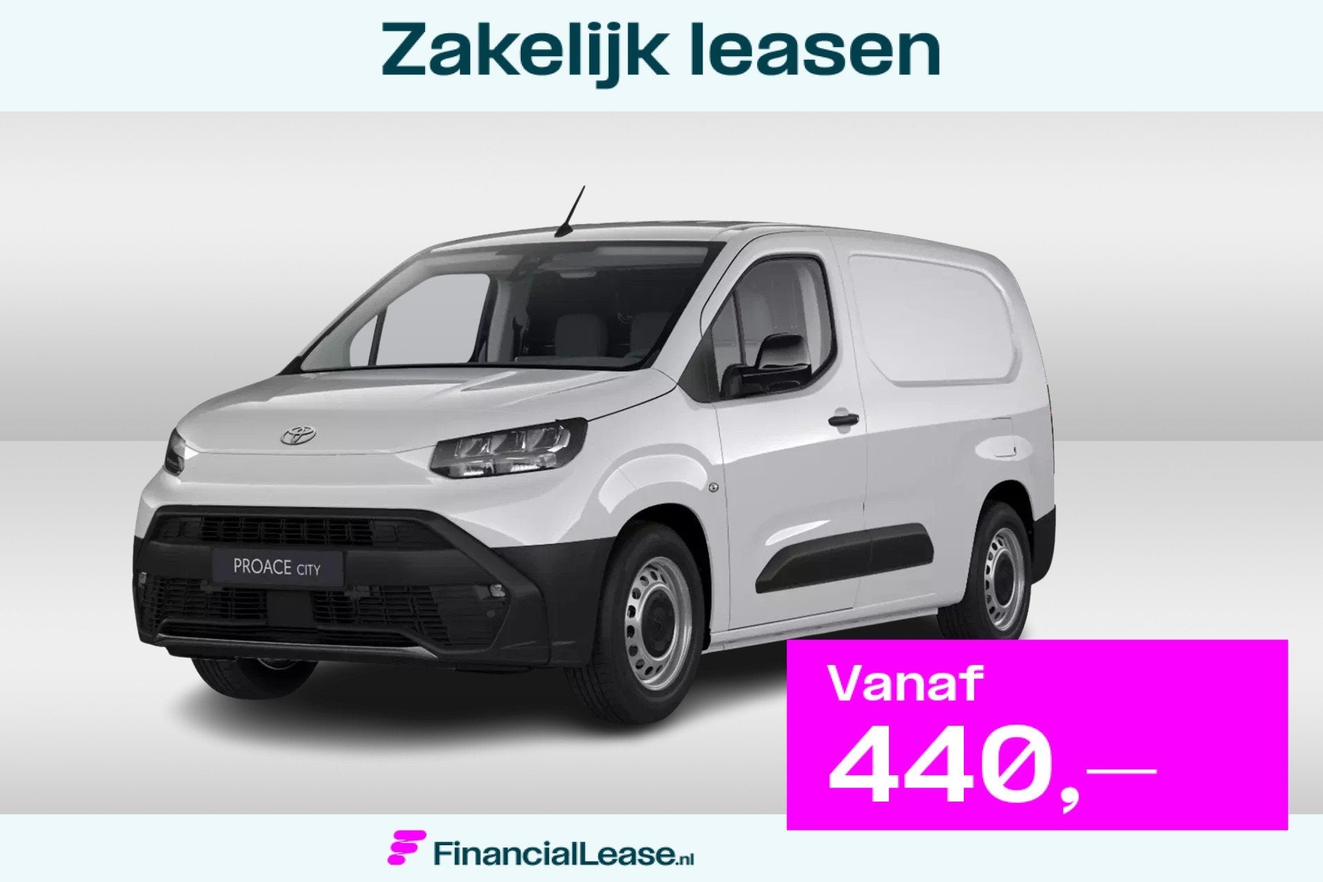 Toyota ProAce CITY Electric L2 50 kWh Comfort (Wordt verwach, Parkeersensor, Stof, Gebruikt, Wit