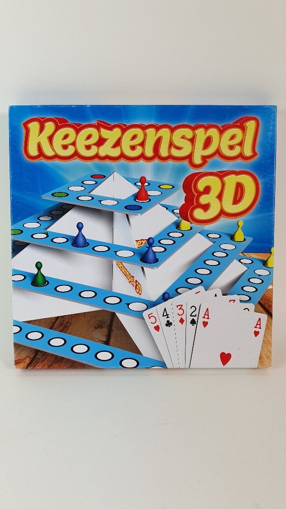 Keezenspel 3D, oer Hollands gezelschapsspel. 6B9, Tweedehands verkoop, Tweedehands verkoop, Gebruikt, Ophalen of Verzenden