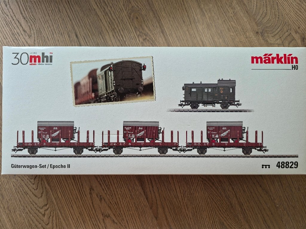 Märklin H0 Goederenwagen Set / Epoche II 48829, Hobby en Vrije tijd, Modeltreinen | H0, Wisselstroom, Treinset, Ophalen of Verzenden