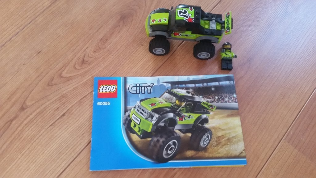 Lego Nr. 60055 Monstertruck Complete set in orginele doos, City, Lego, Ophalen of Verzenden, Zo goed als nieuw
