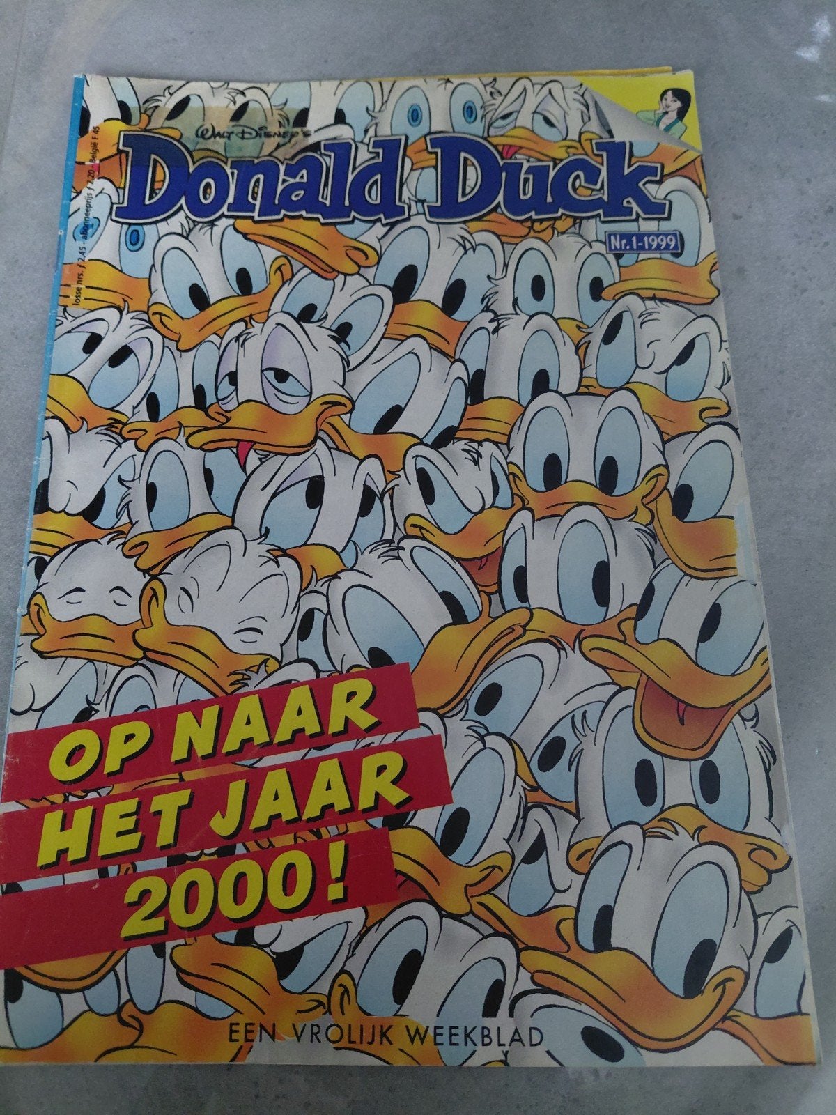 Donald Duck Nr. 1-1999 - Op naar het jaar 2000!, Eén stripboek, Ophalen, Gelezen