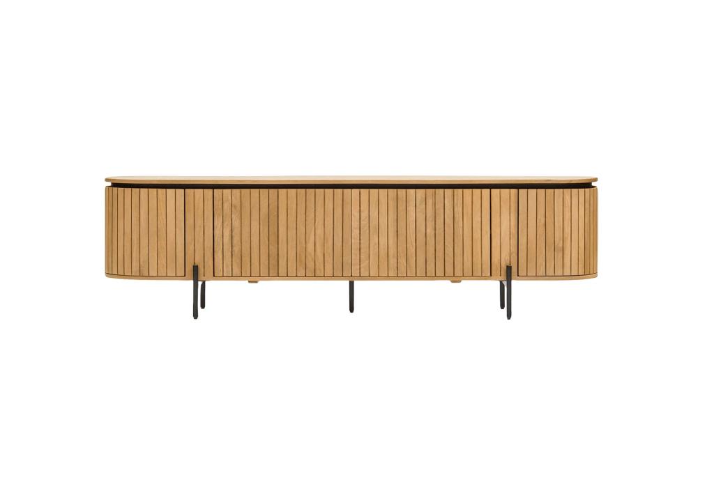 Kave Home Licia Tv-meubel - 4-deurs | Van €1099, nu, Kave Home, Kave Home, Nieuw, Ophalen of Verzenden
