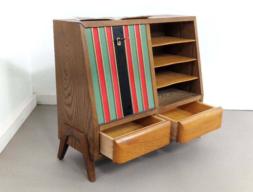 Vintage mini dressoir | Bureau-organizer, Gebruikt, -, -, Ophalen of Verzenden