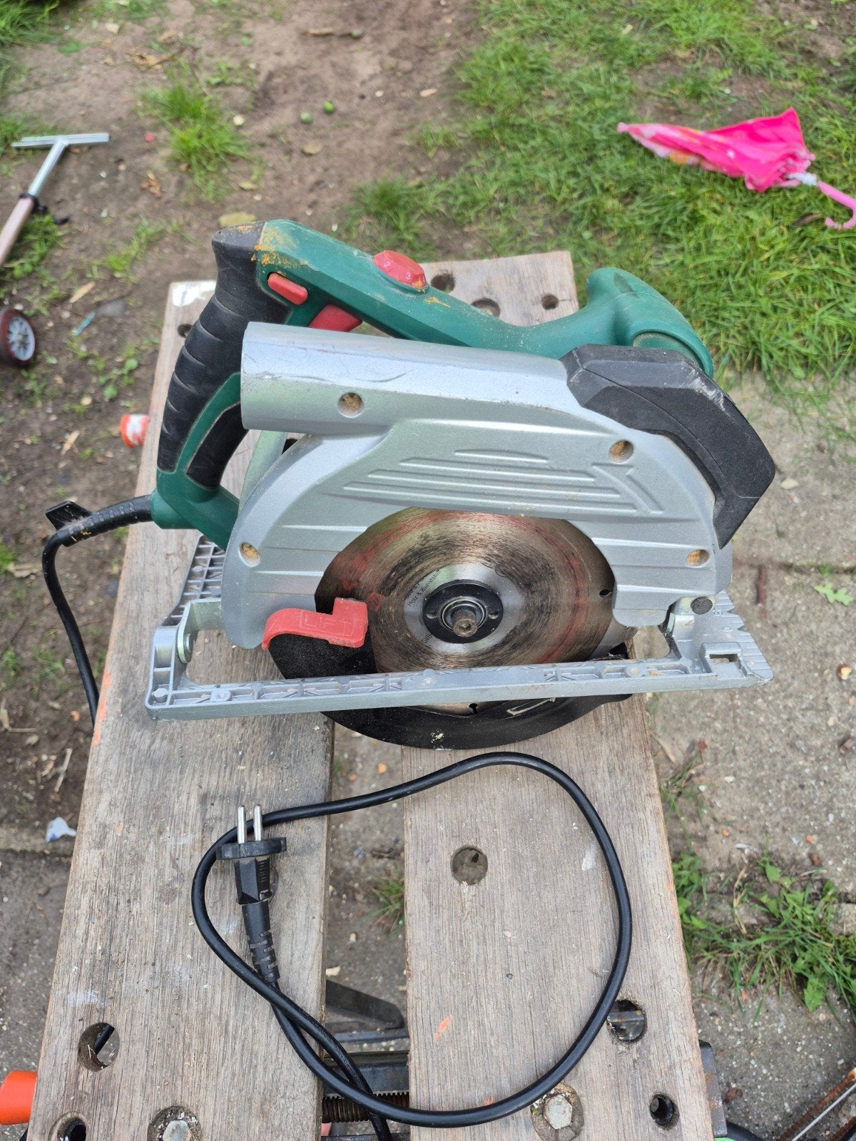 Parkside Cirkelzaag - Krachtig en Betrouwbaar, Gebruikt, Cirkelzaag, 600 tot 1200 watt, Ophalen of Verzenden