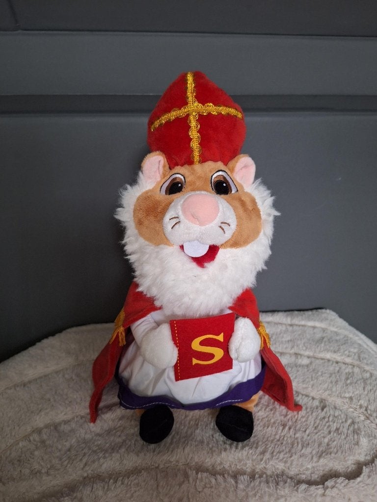AH hamster sinterklaas met boek, Albert Heijn, Overige typen, Ophalen of Verzenden, Zo goed als nieuw