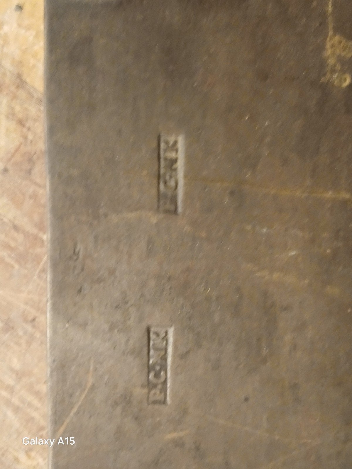 Antieke vleesbijl / hakmes met houten handvat, Ophalen of Verzenden