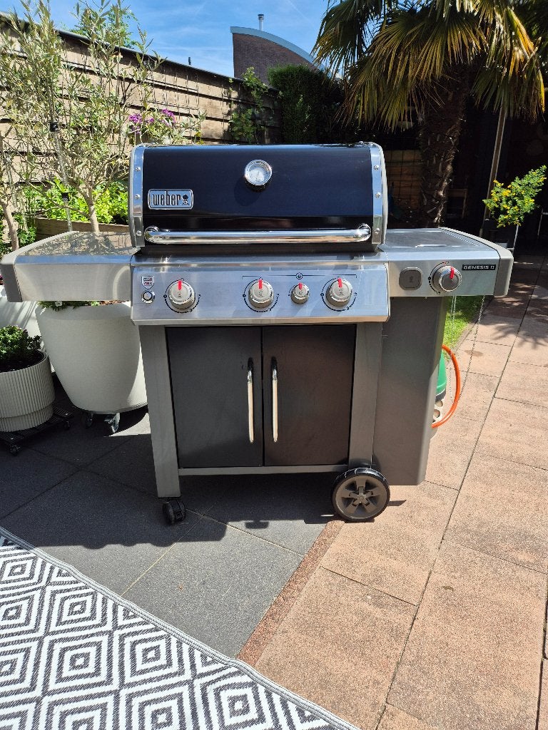 Weber Genesis II SP-335 GBS-gasbarbecue + Gasfles, Tuin en Terras, Ophalen, Zo goed als nieuw, Weber