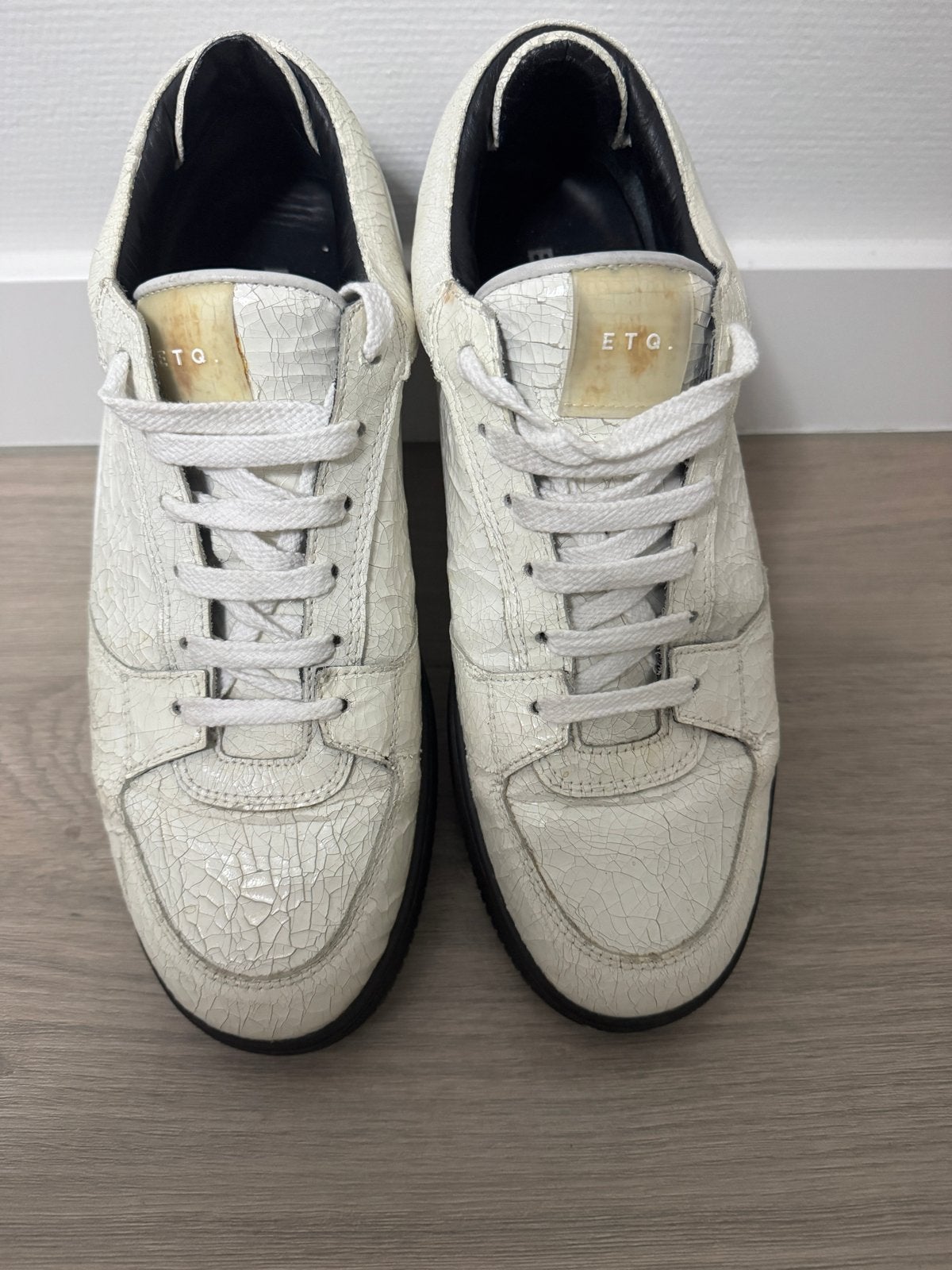 ETQ. Amsterdam sneakers - Gebroken wit - Maat 44, Kleding | Heren, Wit, Ophalen of Verzenden, Sneakers of Gympen, Gedragen